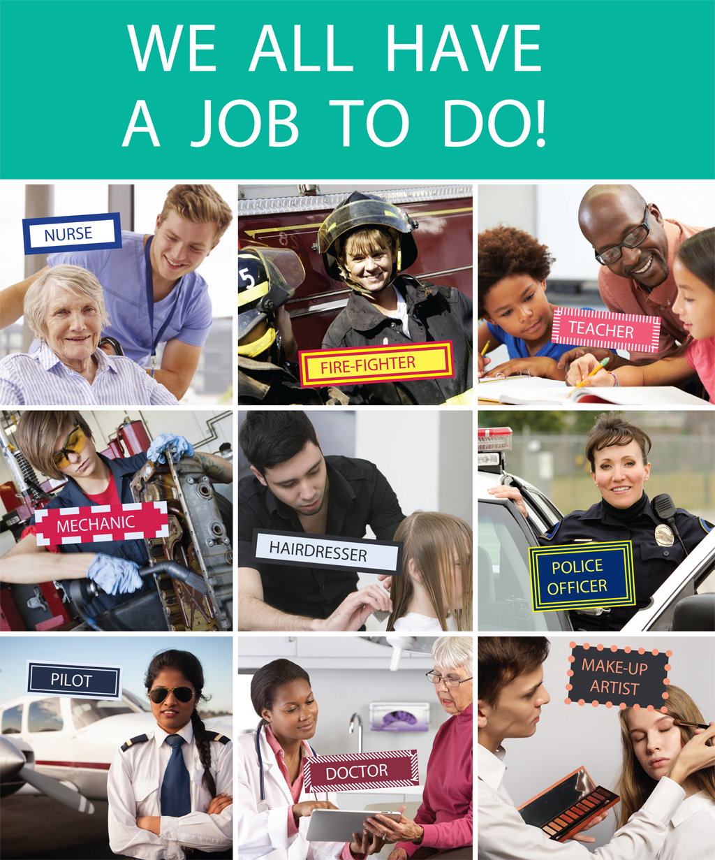  We All Have A Job To Do! - FREE POSTER & LESSON PLANS
 – Educate2Empower Publishing title=