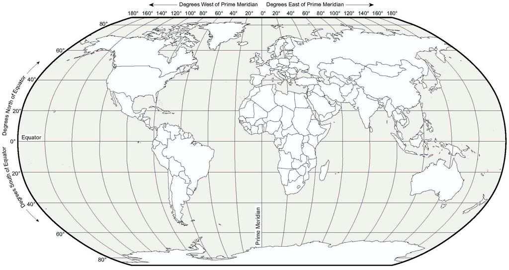Map of the World courtesy of Arizona Geographic Alliance | Department of Geography | Arizona State University