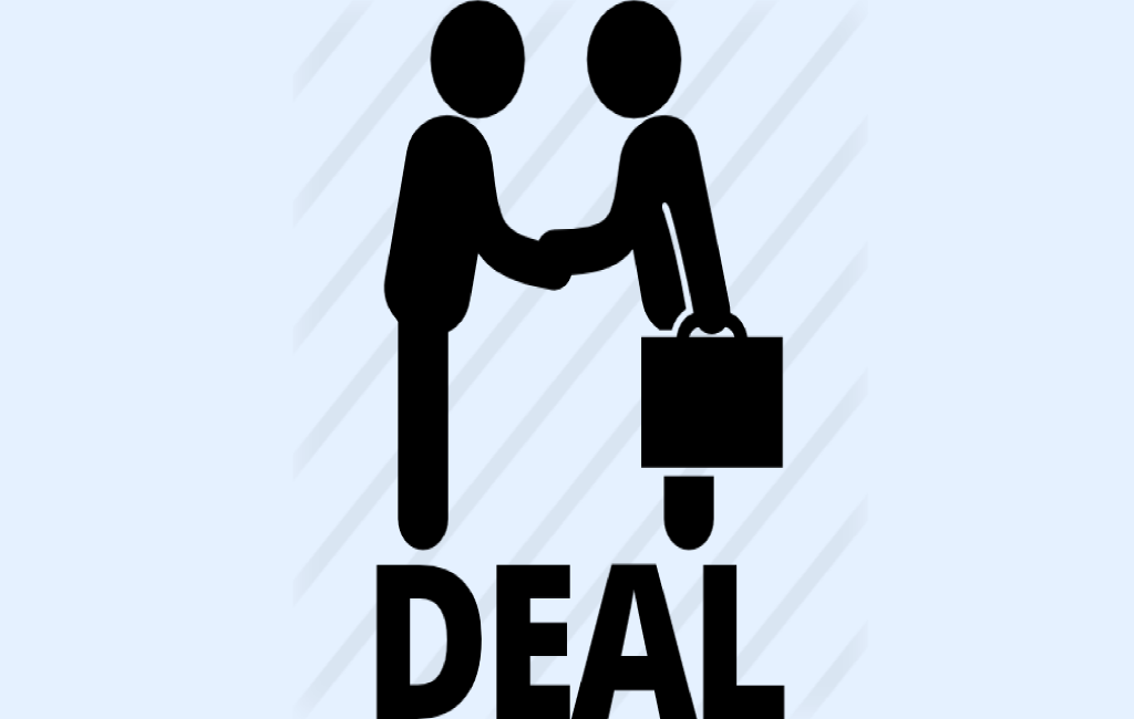 17 of 34 - Consummating the business deal with a handshake (Credit: clipartmax.com)