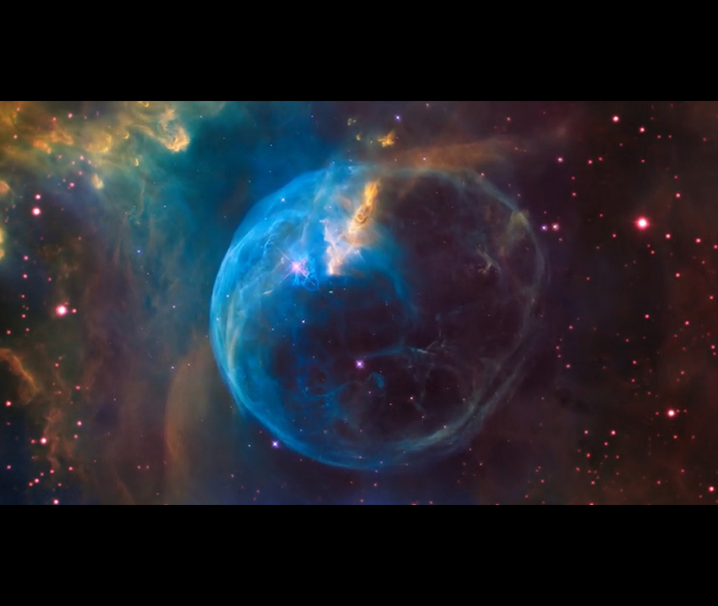 NASA Viz: The Bubble Nebula (Credit: STS-41B, NASA)